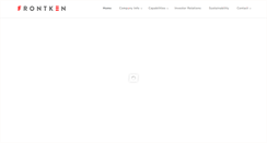 Desktop Screenshot of frontken.com